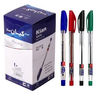 خودکار کیان Kian 1mm نوک 1mm بسته 50 عددی